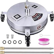 39 cm 15 inch Pressure Washer Surface Cleaner with 4 Wheels, Stainless Steel Housing & 1/4 Inch Quic