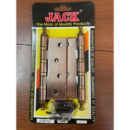 Good Quality Hinge (Head) Black Copper Color Rust-Free The Center Is Brass Size 4 Inches Thickness 3