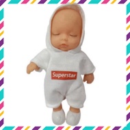 Plastic Body Baby Sleeping Doll 12cm (5 inches) - Cute Model for Children to Play