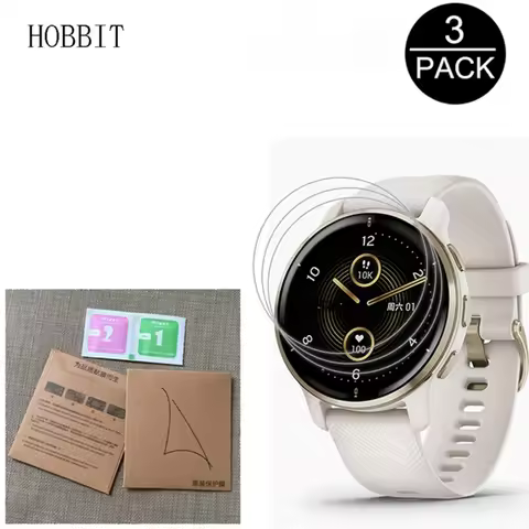 3pcs TPU Protective Film For Garmin Venu 2 Plus 3 3S Vivoactive 4 4s MARQ2 Forerunner 265S 265 965 S