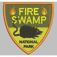 ADVENTURE PATCH EMBROIDERY LOGO FIRE SWAMP NATIONAL PARK EMBROIDERY COMPUTER | ADV-203