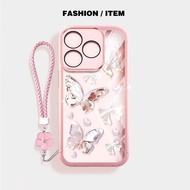 YBD Casing For Realme Note 70 70T C63 C61 C65S Realme Narzo 80 Lite N63 Silver Gilded Butterfly Phon