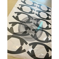(Ready Stock) S1439# Rim Sticker Honda Civic V Spec Vinyl Decal Sticker ( Rim Size 17” inch )