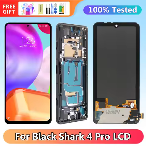 Super AMOLED For Xiaomi Black Shark 4 Shark LCD Display Screen with Touch Screen Digitizer For Black