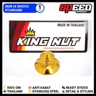 Shock Nut Sok Nut Cap Thread 14 Shock Nut Supra Gold Nut Probolt Thailand Stainless King Nut