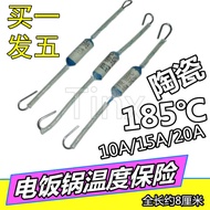 Rice Cooker Ceramic Thermal Fuse 185 Degrees 10A 15A 20A 250V Thermal Fuse