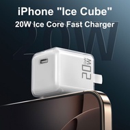 20W Transparent Case Fast Charger with Smart Cooling, Fast Charging Cellphone Charger, 30-Minute 50%