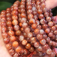 L0822F2 Liangshan Chuan Material Southern Red Necklace, Flame Pattern, Card 7.6mm, Can Wrap Hands 4 