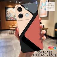 HP ITEL A60S Case - Rajacase - ITEL A60 Casing A60S/ - Abstract case Motif - Cellphone protector - I