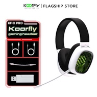 KF-X Pro E-Sport Gaming Headset Wireless ถอดได้ หูฟังเกมมิ่งไร้สาย channel Tri-mode ไฟ RGB รองรับบล