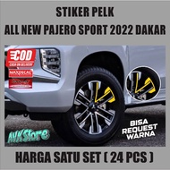 PAJERO SPORT 2022 Dakar Sticker (cutthing sticker delet chroom sticker)