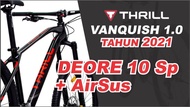 Sepeda Gunung MTB THRILL Vanquish 1.0 10Sp Deore M4100 Fork Xhibit Air