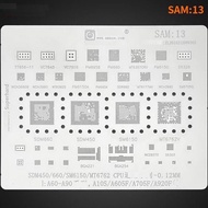 SAM13 foot plate supports Samsung A60-A90, A10S, A605F, A705F, A920F SDM450/632, SM6150,SDM660,MT676