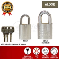 ALDOR PADLOCK 40MM 50MM MANGGA KUNCI 高品质锁头