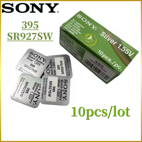 10PCS Original SONY AG7 395 395 399 AL926F SR927SW SR 927 Batteries silver oxide Batteria For Watch 