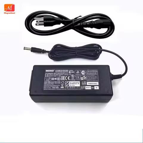 MOSO 48V 1.36A 65W MSP-Z1360IC48.0-65W HU10421-140108 AC Adapter For Hikvision Video Recorder POE Po