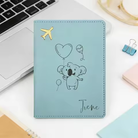 Personalized Name Passport Cover Memory Gift Leather Passport Holder Meaningful Gift