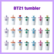 BTS BT21 line friends official figure tumbler 360ml bt21 tumbler bts merchandise stainless steel tumbler cute tumbler bt21 cup coffee tumbler bt21 water bottle