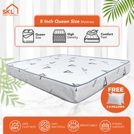 SKL Furniture Mall 8" QUEEN / SINGLE REBOND FOAM HIGH DENSITY MATTRESS