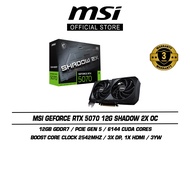 MSI GeForce RTX 5070 12G Shadow 2X OC Graphics Card (12GB GDDR7 | Boost Clock 2542MHz | 6144 CUDA Co