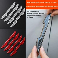 【Ready Stock】Universal Car Carbon Fiber Anti-collision Strip Anti Scratch Rearview Mirror Protection Sticker Door Edge Adhesive Strip Parts High Quality