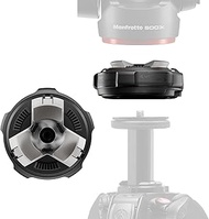 Manfrotto XCHANGE Base, Quick Release Mount, Universal 3/8" Thread, Supports Up to 20kg, Compatible 