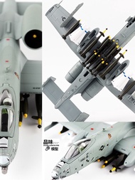 Promotional Alloy Fully Loaded 1/100 American A-10 Strike Aircraft A10 Fighter Aircraft Model Orname