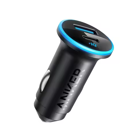 Anker 52.5W Cigarette Lighter USB Charger USB C Car Charger Adapter 323 Anker Car Charger With 30W P