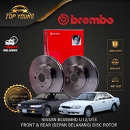 BREMBO NISSAN BLUEBIRD U12 / U13 FRONT (DEPAN) & REAR (BELAKANG) 100% ORIGINAL BREMBO DISC BRAKE ROT