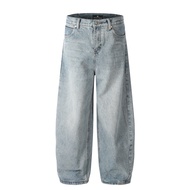 MADWITCH | Classic Washed Curve Fit Baggy Jeans