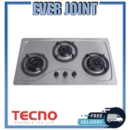Tecno SR98SV [90cm] 3-Burner Stainless Steel Cooker Hob | Free Basic Installation