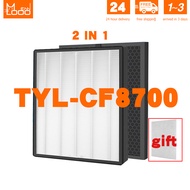Mennlooo  2-in-1 True HEPA Filter Replacement for Tylr air purifier TYL-CF8700