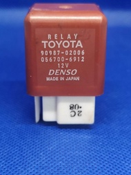 Toyota Genuine Land Cruiser 60 75 80 Headlight Relay DENSO 90987-02006 (halfcut Made in Japan)