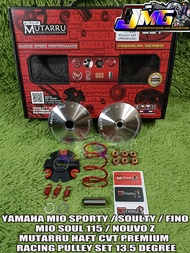 YAMAHA MIO SPORTY / SOULTY / FINO / MIO SOUL 115 / NOUVO MUTARRU PREMIUM RACING PULLEY SET HAFT CVT 
