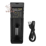 18650 Battery Charger 26650 Usb Smart Nickel Hydrogen Aa Aaa 21700 Single Slot Lithium Battery Charg