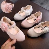 Children Girls Shoes For Baby Girl Princess Shoes Girl's  Pearl Flower  Shoes Kids Girl Leather Shoe