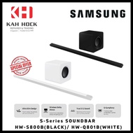 SAMSUNG S-Series SOUNDBAR : HW-S800B (BLACK) / HW-S801B (WHITE) DOLBY ATMOS - 1 YEAR LOCAL WARRANTY