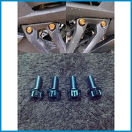 ✫ ¤ ∠ Titanium Gr5 8x20 Footrest Bolts Raider150/Sniper150 (4pc)