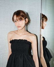 Kemissara Ivy top Ruffle - Black