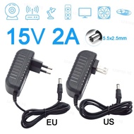 LED Lamp Power Supplies 15V 2A 2000Ma AC 110V 240V to DC 15V 2A Adapter Power Supply Converter Charg