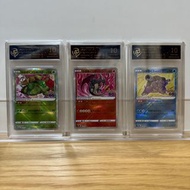 (初代御三家Lot) Pokemon GO 噴火龍 水箭龜 奇異花 s10b K閃 ptcg graded card not PSA