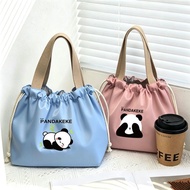 New Panda Bento Bag Lunch Box Bag Student Lunch Bag Tote Bag Fashion Lunch Bag Bento Bag with Lunch 