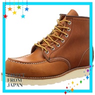 RED WING SHOES Classic Work Moc Toe 875 Boots in Brown