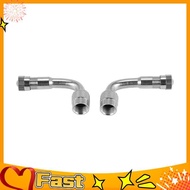 [untedvrip]2 Tyre Valve Extension Adaptor Motorcycle Car Tire Stem Extender 90 Degree Angle