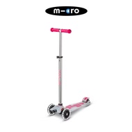 Micro 139 Maxi Deluxe Flux LED Scooter for age 5+, Pink