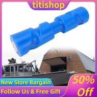 titishop Fockety Self Centering Keel Roller  12in Blue PU Boat Trailer with Abrasion Proof for 5/8in