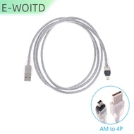【E-WOITD】 1394ไฟร์ไวร์ USB to 4P USB to 1394สายเคเบิ้ลเชื่อมต่อ1394กล้อง DV ซื้อกิจการเครื่องพิมพ์สแ