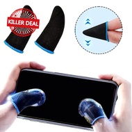 Finger Sleeve Gaming Sweatproof Gloves Mobile Finger Touchscreen Sleeve Game Controller Phone B6z0