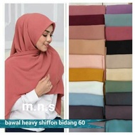 Bawal chiffon bidang 60"