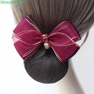 SEPTEMBER Women Headdress Trendy Gift Cloth Spring Clip Elegant Retro Hairnet